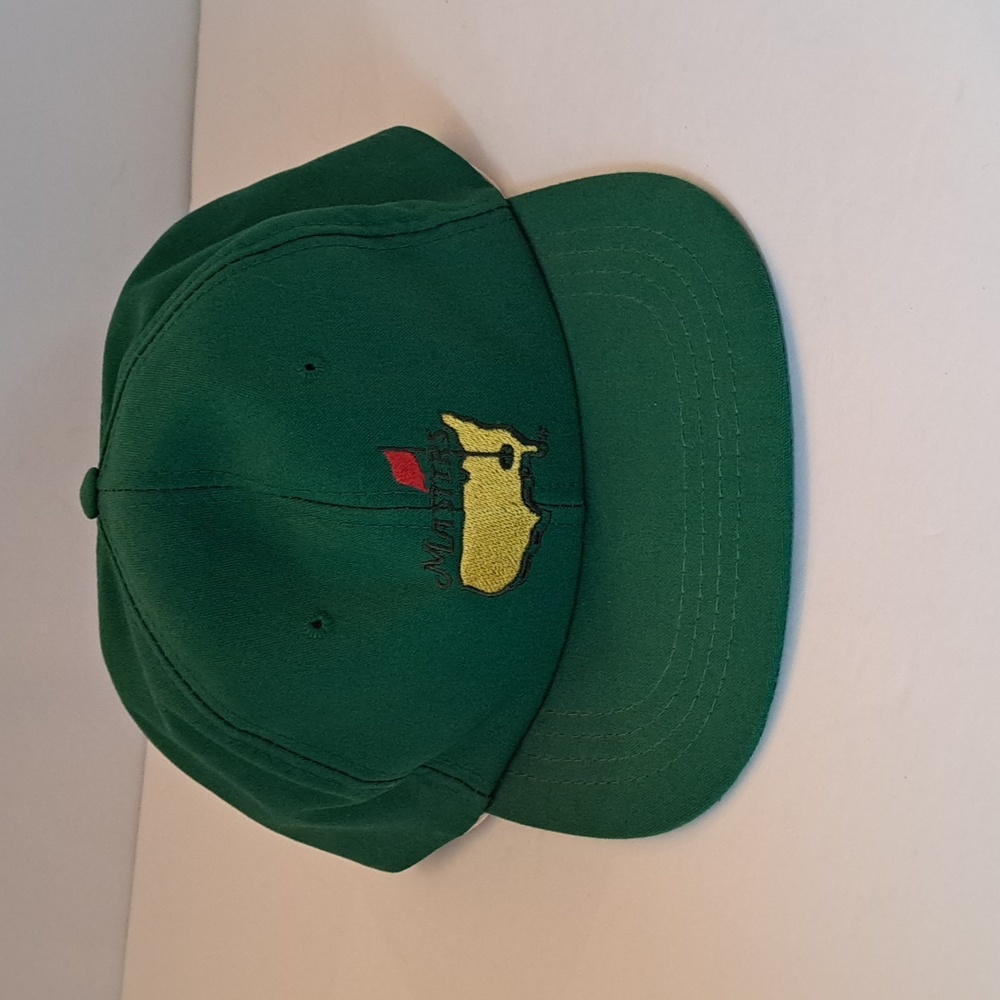 Derby Cap vintage adult green Augusta Master's golf strap back hat